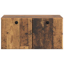 Væghængt TV-skab 59,5 x 41 x 30 cm Gammelt træ Konstrueret træ