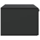Væghængt TV-skab 78,5 x 41 x 30 cm Sort Konstrueret træ