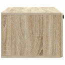 Væghængt TV-skab 78,5 x 41 x 30 cm Sonoma-eg Konstrueret træ