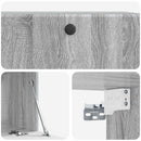 Væghængt TV-skab 78,5 x 41 x 30 cm Grå Sonoma Konstrueret træ