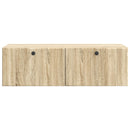 Væghængt TV-skab 98 x 41 x 30 cm Sonoma-eg Konstrueret træ