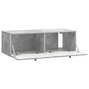 Væghængt TV-skab 98 x 41 x 30 cm Betongrå Konstrueret træ