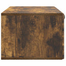 Væghængt TV-skab 98 x 41 x 30 cm Røget eg Konstrueret træ