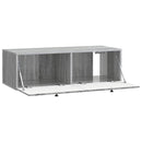 Væghængt TV-skab 98 x 41 x 30 cm Grå Sonoma Konstrueret træ