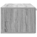 Væghængt TV-skab 98 x 41 x 30 cm Grå Sonoma Konstrueret træ