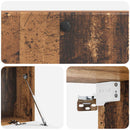 Væghængt TV-skab 98 x 41 x 30 cm Gammelt træ Konstrueret træ
