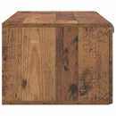 Væghængt TV-skab 98 x 41 x 30 cm Gammelt træ Konstrueret træ