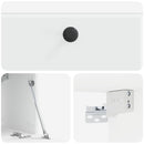 Væghængt TV-skab 59,5 x 31 x 30 cm Hvid Konstrueret træ