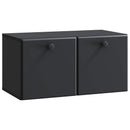 Væghængt TV-skab 59,5 x 31 x 30 cm Sort Konstrueret træ