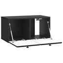 Væghængt TV-skab 59,5 x 31 x 30 cm Sort Konstrueret træ