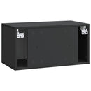 Væghængt TV-skab 59,5 x 31 x 30 cm Sort Konstrueret træ