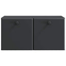 Væghængt TV-skab 59,5 x 31 x 30 cm Sort Konstrueret træ
