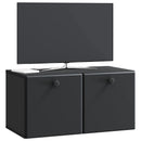 Væghængt TV-skab 59,5 x 31 x 30 cm Sort Konstrueret træ