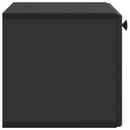 Væghængt TV-skab 59,5 x 31 x 30 cm Sort Konstrueret træ