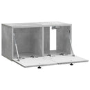 Væghængt TV-skab 59,5 x 31 x 30 cm Betongrå Konstrueret træ