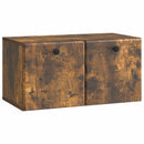 Væghængt TV-skab 59,5 x 31 x 30 cm Røget eg Konstrueret træ