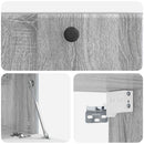 Væghængt TV-skab 59,5 x 31 x 30 cm Grå Sonoma Konstrueret træ