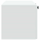 Væghængt TV-skab 78,5 x 31 x 30 cm Hvid Konstrueret træ
