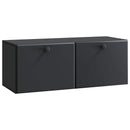 Væghængt TV-skab 78,5 x 31 x 30 cm Sort Konstrueret træ