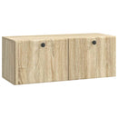 Væghængt TV-skab 78,5 x 31 x 30 cm Sonoma-eg Konstrueret træ