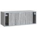 Væghængt TV-skab 78,5 x 31 x 30 cm Grå Sonoma Konstrueret træ
