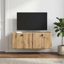 Væghængt TV-skab 78,5 x 31 x 30 cm Artisan-eg Konstrueret træ