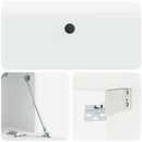 Væghængt TV-skab 98 x 31 x 30 cm Hvid Konstrueret træ