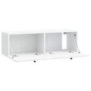 Væghængt TV-skab 98 x 31 x 30 cm Hvid Konstrueret træ