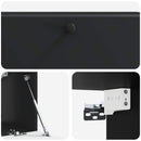 Væghængt TV-skab 98 x 31 x 30 cm Sort Konstrueret træ