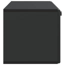 Væghængt TV-skab 98 x 31 x 30 cm Sort Konstrueret træ