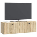 Væghængt TV-skab 98 x 31 x 30 cm Sonoma-eg Konstrueret træ
