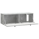 Væghængt TV-skab 98 x 31 x 30 cm Betongrå Konstrueret træ