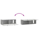 Væghængt TV-skab 98 x 31 x 30 cm Betongrå Konstrueret træ