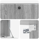 Væghængt TV-skab 98 x 31 x 30 cm Grå Sonoma Konstrueret træ