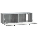Væghængt TV-skab 98 x 31 x 30 cm Grå Sonoma Konstrueret træ