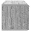 Væghængt TV-skab 98 x 31 x 30 cm Grå Sonoma Konstrueret træ