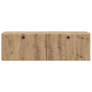 Væghængt TV-skab 98 x 31 x 30 cm Artisan-eg Konstrueret træ