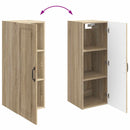 Vægmonteret skab Sonoma-eg 33 x 34,5 x 90 cm Konstrueret træ