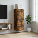 Vægmonteret skab Røget eg 33 x 34,5 x 90 cm Konstrueret træ