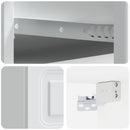 Væghængt Natbord 2 pcs Hvid 34,5 x 33 x 20 cm Konstrueret træ