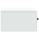 Væghængt Natbord 2 pcs Hvid 34,5 x 33 x 20 cm Konstrueret træ