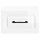 Væghængt Natbord 2 pcs Hvid højglans 34,5 x 33 x 20 cm