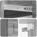 Væghængt Natbord 2 pcs Grå sonoma-eg 34,5 x 33 x 20 cm