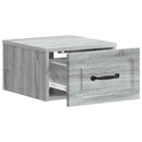 Væghængt Natbord 2 pcs Grå sonoma-eg 34,5 x 33 x 20 cm