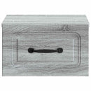 Væghængt Natbord 2 pcs Grå sonoma-eg 34,5 x 33 x 20 cm