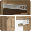 Væghængt Natbord med skuffe 2 pcs Artisan-eg 34,5 x 33 x 20 cm