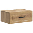 Væghængt Natbord med skuffe 2 pcs Artisan-eg 49 x 34,5 x 20 cm