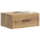 Væghængt Natbord med skuffe 2 pcs Artisan-eg 49 x 34,5 x 20 cm