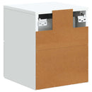 Væghængt Natbord 2 pcs Hvid 34,5 x 33 x 40 cm Konstrueret træ