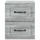 Væghængt Natbord 2 pcs Grå sonoma-eg 34,5 x 33 x 40 cm